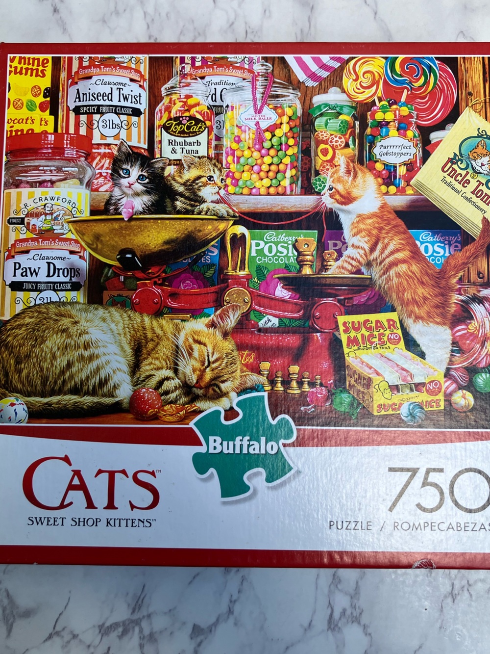 Buffalo Games cat puzzle Sweet Shop Kittens 750 piece